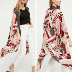 Free people Morning Glory Kimono Cardigan OS